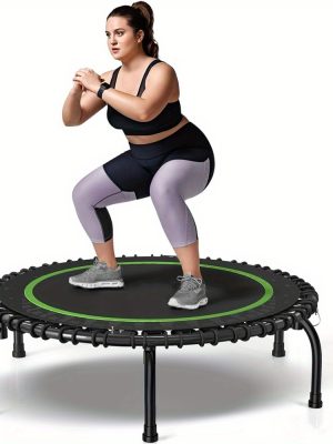 661 Lbs Fitness Trampoline Get In Shape At Home Or In The Garden With Our 40 Inch Mini Exercise Trampoline - Stable And Fun ASTM F381-16