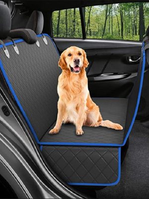 Dog Car Seat Cover View Mesh Pet Carrier Hammock Safety Protector Car Rear Back Seat Mat With Zipper And Pocket For Travel