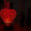 Twist Abstract LED 3D Night Light Touch Colorful Acrylic 3D Table Lamp Decoration Lighting Baby Sleeping Mood Lamp Best Gift