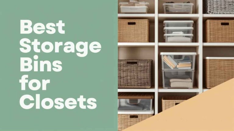 best storage bins for closets