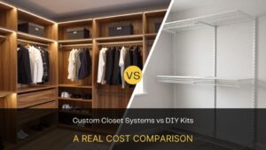 Custom Closet Systems vs DIY Kits