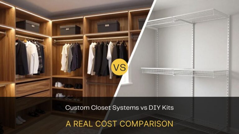 Custom Closet Systems vs DIY Kits