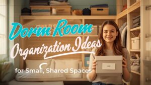 dorm room organization ideas