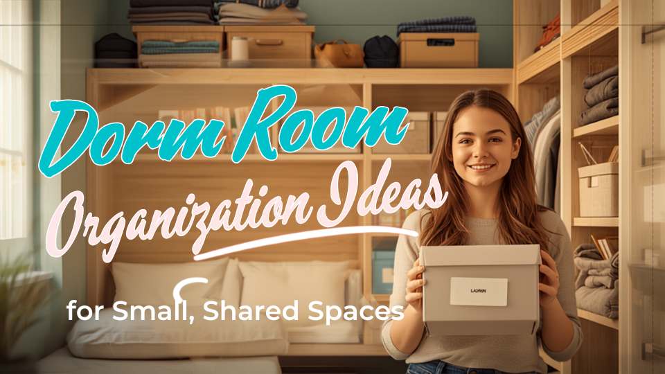 dorm room organization ideas