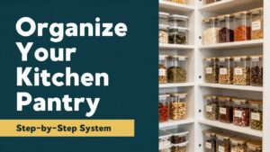 Organize a Small Kitchen Pantry