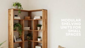 modular shelving units for small spaces