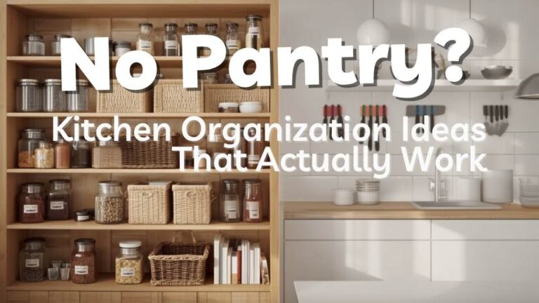 No-Pantry Kitchen Organization Ideas