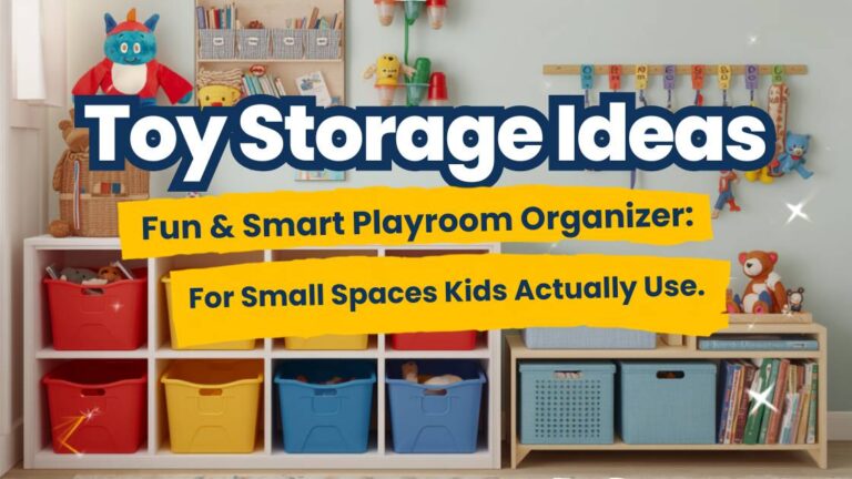 toy storage ideas for small spaces
